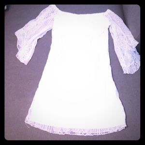 White lace dress